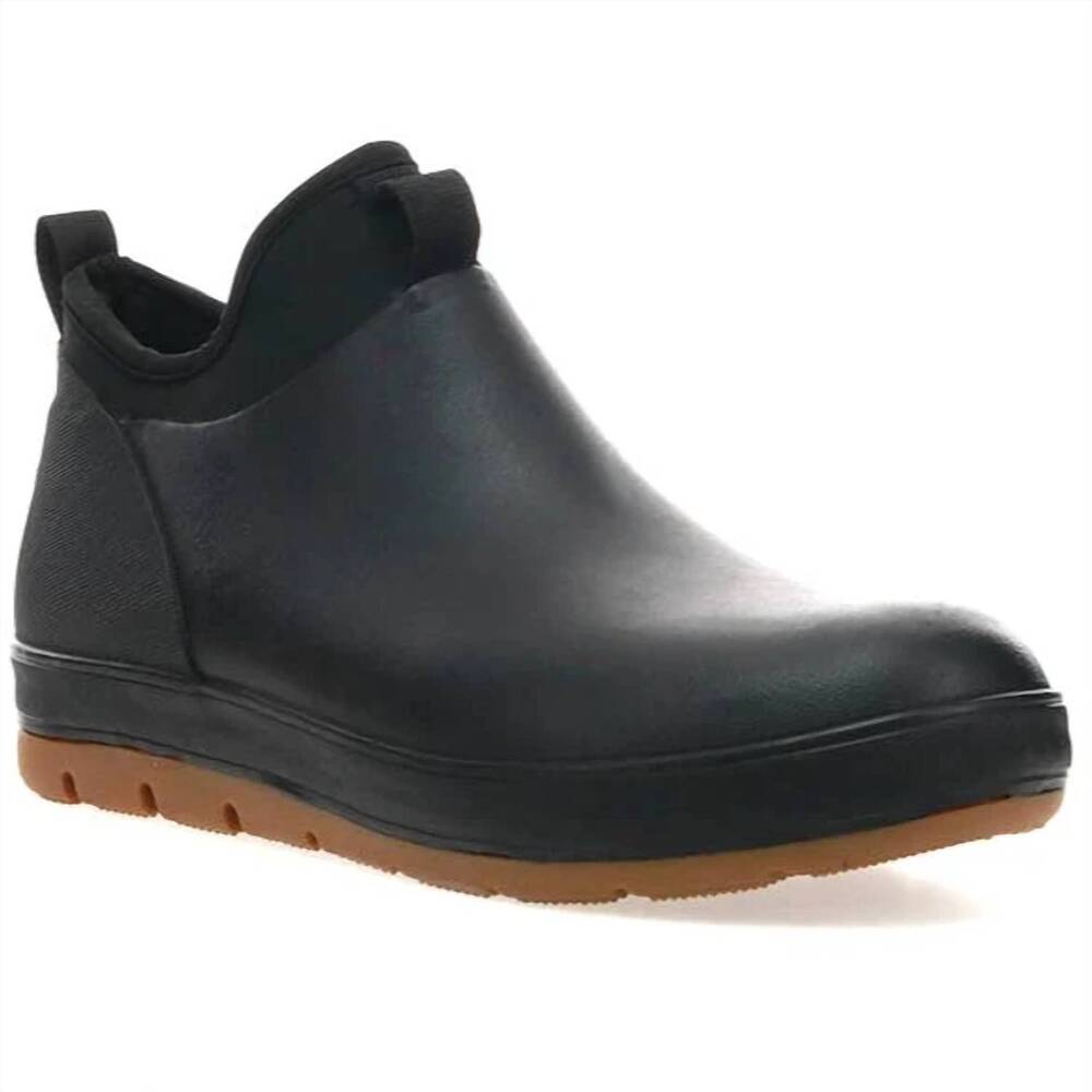NEW STAHEEKUM men's ankle boots in black